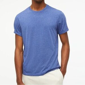J crew fairmont blue Cotton-blend washed jersey tee